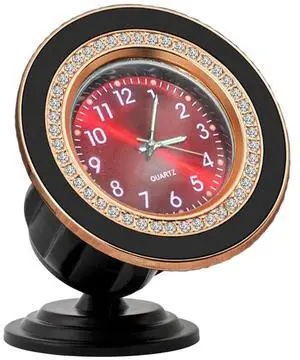 Clock Magnetic Car Holder Strong Magnet Mini Dial Phone Stand for Car Dashboard Mount 360° Rotation Car Phone Stand Universal for iPhone 15/14/13/12 Pro Max Plus (Red) Clock Magnetic Car Holder Strong Magnet Mini Dial Phone Stand for Car Dashboard Mount 360° Rotation Car Phone Stand Universal for iPhone 15/14/13/12 Pro Max Plus (Red)