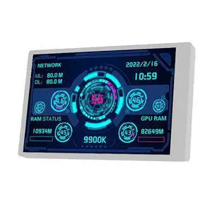 3.5 Inch IPS LCD Display USB Type-C Secondary Screen Computer CPU GPU RAM HDD Monitor USB Display 320 x 480 IPS for Freely AIDA64 (White) 3.5 Inch IPS LCD Display USB Type-C Secondary Screen Computer CPU GPU RAM HDD Monitor USB Display 320 x 480 IPS for Freely AIDA64 (White)