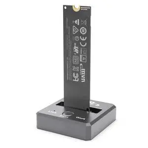 M.2 NVME SSD Enclosure Docking Station Single Bay SSD Solid State Drive Enclosure for 2230/2242/2260/2280/22110 SSD M.2 NVME SSD Enclosure Docking Station Single Bay SSD Solid State Drive Enclosure for 2230/2242/2260/2280/22110 SSD