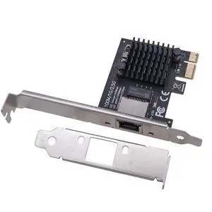 2.5Gb Network Card PCI Express X1 to RJ45 Port Gigabit Ethenet Network Cards 2500Mbps RTL8125BG Chip PCIE LAN Card + Low Bracket 2.5Gb Network Card PCI Express X1 to RJ45 Port Gigabit Ethenet Network Cards 2500Mbps RTL8125BG Chip PCIE LAN Card + Low Bracket