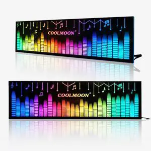 Universal RGB Light Board Power Warehouse Decoration Chassis Light Board Chassis Lighting Side Panel for Computer Cases with Remote Control Small 4Pin (Musical) Universal RGB Light Board Power Warehouse Decoration Chassis Light Board Chassis Lighting Side Panel for Computer Cases with Remote Control Small 4Pin (Musical)
