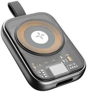 Portable 3W Type-C Female Fast Charger Wireless Magnetic Watch Charging for Apple Watch iWatch Series 9 8 7 6 5 4 3 2 1 0 Ultra Wireless Cordless Charging Dock (Transparent) Portable 3W Type-C Female Fast Charger Wireless Magnetic Watch Charging for Apple Watch iWatch Series 9 8 7 6 5 4 3 2 1 0 Ultra Wireless Cordless Charging Dock (Transparent)