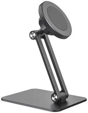 Alloy Aluminum 360° Rotatable Magnetic Suction Cellphone Stand Support Desktop Mobile Phone Holder Brace Compatible with 17mm Ball Head Cell Phone Holder Alloy Aluminum 360° Rotatable Magnetic Suction Cellphone Stand Support Desktop Mobile Phone Holder Brace Compatible with 17mm Ball Head Cell Phone Holder