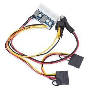 DC-ATX-160W high Power 24pin DC ATX PSU 12V DC Input 160W Peak Output Switch DC-DC ATX Pico PSU Mini ITX PC Power Supply Cable DC-ATX-160W high Power 24pin DC ATX PSU 12V DC Input 160W Peak Output Switch DC-DC ATX Pico PSU Mini ITX PC Power Supply Cable