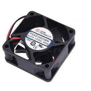 New for Converter PSAD16025BM DC12V 0.27A 60 * 60 * 25MM 2-Wire S9 Power Supply Cooling Fan New for Converter PSAD16025BM DC12V 0.27A 60 * 60 * 25MM 2-Wire S9 Power Supply Cooling Fan