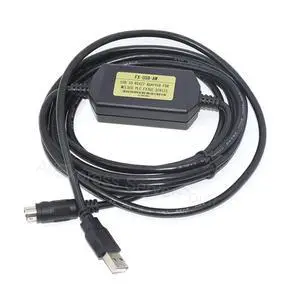 Well Tested Adapter FX-USB-AW USB to RS422 for FX3U FX3G PLC 3G 1N 2N 1S Series PLC Programming Cable Replaced by USB-SC09-FX Well Tested Adapter FX-USB-AW USB to RS422 for FX3U FX3G PLC 3G 1N 2N 1S Series PLC Programming Cable Replaced by USB-SC09-FX