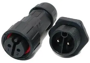 1pc M19 Male Female 2-Pin Panel Front Mount Connector Plant Power 1pc M19 Male Female 2-Pin Panel Front Mount Connector Plant Power