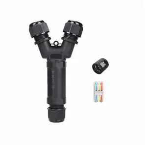 EW-M25 3Pin Underwater 1 in 2 Out Y Type Power Cable Connectors EW-M25 3Pin Underwater 1 in 2 Out Y Type Power Cable Connectors