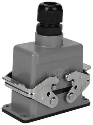 1pcs Heavy Duty Power Connectors HDC HE 10 Inserts 500V 16A Contact Screw Crimp Industrial Rectangular Hood Top/Side Entry HDC-HE-010(Top Entry) 1pcs Heavy Duty Power Connectors HDC HE 10 Inserts 500V 16A Contact Screw Crimp Industrial Rectangular Hood Top/Side Entry HDC-HE-010(Top Entry)