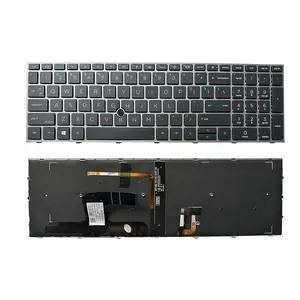 Laptop Replacement US Layout with Backlight Keyboard for HP ZBOOK Fury 15 G7 G8 L12764-001 L97968-001 M17095-001 L97967-001 M17094-001 9Z.NHNBC.001 NSK-X00BC PK132WW1B00 LK132WW1A00 NSK-X01BC Laptop Replacement US Layout with Backlight Keyboard for HP ZBOOK Fury 15 G7 G8 L12764-001 L97968-001 M17095-001 L97967-001 M17094-001 9Z.NHNBC.001 NSK-X00BC PK132WW1B00 LK132WW1A00 NSK-X01BC