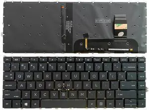 Laptop Replacement Keyboard for HP EliteBook 840 G7 840 G8 & EliteBook 845 G7 845 G8, EliteBook 745 G7 745 G8, ZBook Firefly 14 G7 G8 US Backlit Laptop Replacement Keyboard for HP EliteBook 840 G7 840 G8 & EliteBook 845 G7 845 G8, EliteBook 745 G7 745 G8, ZBook Firefly 14 G7 G8 US Backlit