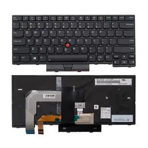 Laptop Replacement US Layout Backlit Keyboard for Lenovo Thinkpad T470 T480 A475 A485 Black Laptop Replacement US Layout Backlit Keyboard for Lenovo Thinkpad T470 T480 A475 A485 Black