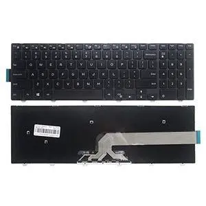 Laptop Replacement Keyboard for Dell Inspiron 15 3000 3541 3542 3543 3551 3558 3559 5000 5542 5545 5547 5548 5551 5555 5558 and 17 5000 Series US Layout Laptop Replacement Keyboard for Dell Inspiron 15 3000 3541 3542 3543 3551 3558 3559 5000 5542 5545 5547 5548 5551 5555 5558 and 17 5000 Series US Layout