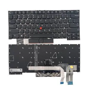 Laptop Replacement US Layout Backlit Keyboard for Lenovo Thinkpad T490S T495 T495S E490S R490 L390 Black Laptop Replacement US Layout Backlit Keyboard for Lenovo Thinkpad T490S T495 T495S E490S R490 L390 Black