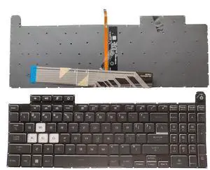 Laptop Replacement US Layout Backlit Keyboard for Asus TUF Gaming A15 F15 FA507 FA507R FX507 FX507R FX507Z FX507ZM FX517 FX517ZC FX517ZM FX517ZR FX517ZE Gaming A17 FA707 FA707RC F17 FX707 Laptop Replacement US Layout Backlit Keyboard for Asus TUF Gaming A15 F15 FA507 FA507R FX507 FX507R FX507Z FX507ZM FX517 FX517ZC FX517ZM FX517ZR FX517ZE Gaming A17 FA707 FA707RC F17 FX707