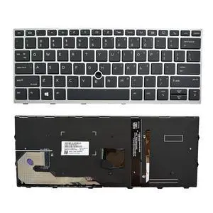 Laptop Replacement US Layout with Pointer and Backlit Keyboard for HP EliteBook 730 G5 735 G5 830 G5 836 G5 735 G6 830 G6 836 G6 P/N: L13697-001 6037B0135401 Laptop Replacement US Layout with Pointer and Backlit Keyboard for HP EliteBook 730 G5 735 G5 830 G5 836 G5 735 G6 830 G6 836 G6 P/N: L13697-001 6037B0135401