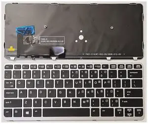 Laptop Replacement US Backlit Keyboard for HP EliteBook 720 G1 720 G2 725 G2 820 G1 820 G2 Silver FrameWithout Pointer Laptop Replacement US Backlit Keyboard for HP EliteBook 720 G1 720 G2 725 G2 820 G1 820 G2 Silver FrameWithout Pointer