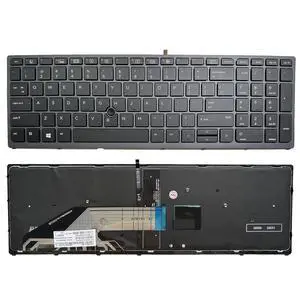 Laptop Replacement US Layout with Pointer and backlightt Keyboard for HP Zbook 15 G3 G4 Zbook 17 G3 G4 Backlit Pointer US 848311-001 PK131C31A00 Laptop Replacement US Layout with Pointer and backlightt Keyboard for HP Zbook 15 G3 G4 Zbook 17 G3 G4 Backlit Pointer US 848311-001 PK131C31A00