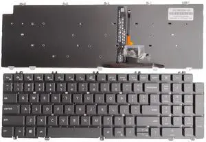 Laptop Replacement US Layout Keyboard for Dell Latitude 5520 5521 Precision 3560 3561 3570 3571 3580 No TrackPoint Backlit Laptop Replacement US Layout Keyboard for Dell Latitude 5520 5521 Precision 3560 3561 3570 3571 3580 No TrackPoint Backlit