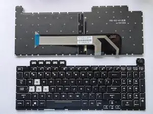 Laptop Replacement US Layout Colorful Backlight Keyboard for Asus TUF Gaming A15 FX506 FA506 FA556 TUF506.TUF A17 FA706.TUF Gaming F17 FX706LI FX706 FX706L FA706U FX706U FA706 661VUS00 Laptop Replacement US Layout Colorful Backlight Keyboard for Asus TUF Gaming A15 FX506 FA506 FA556 TUF506.TUF A17 FA706.TUF Gaming F17 FX706LI FX706 FX706L FA706U FX706U FA706 661VUS00