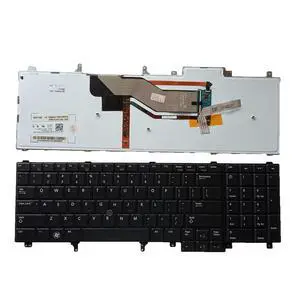 Laptop Replacement US Layout Keyboard for Dell Latitude E5520 E5530 E6520 E6540 E6530 E6520-30 E5520M M6600 07JJNH Without Frame,TrackPoint,Backlit Black Laptop Replacement US Layout Keyboard for Dell Latitude E5520 E5530 E6520 E6540 E6530 E6520-30 E5520M M6600 07JJNH Without Frame,TrackPoint,Backlit Black