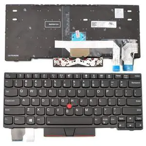 Laptop Replacement US Layout Backlit Keyboard for ThinkPad X280 A285 X390 X395 L13 Yoga S2 5th S2 Yoga 5th 01YP200 SN20P33911, Black Laptop Replacement US Layout Backlit Keyboard for ThinkPad X280 A285 X390 X395 L13 Yoga S2 5th S2 Yoga 5th 01YP200 SN20P33911, Black