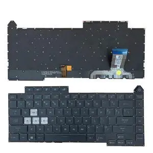 Laptop Replacement US Layout Backlit Keyboard for Asus Rog Strix G15 G513 G513Q G513QM G513QY G513RC G513RM G513RW G513QR G513QE G513IM G513IE G513IC 0KBR0-4810US00 Laptop Replacement US Layout Backlit Keyboard for Asus Rog Strix G15 G513 G513Q G513QM G513QY G513RC G513RM G513RW G513QR G513QE G513IM G513IE G513IC 0KBR0-4810US00