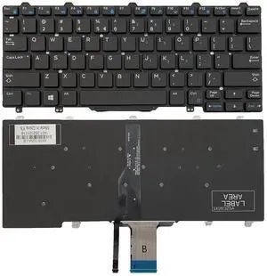 Laptop Replacement US Layout with Backlit Keyboard for DELL Latitude E7250 E5250 E5270 5250 7250 Black Laptop Replacement US Layout with Backlit Keyboard for DELL Latitude E7250 E5250 E5270 5250 7250 Black