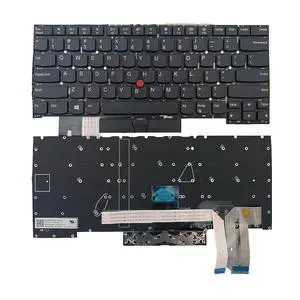 Laptop Replacement US Layout Keyboard for Lenovo ThinkPad T490S T495S Laptop Keyboard US SN20R66042 SN20R66067, Black Laptop Replacement US Layout Keyboard for Lenovo ThinkPad T490S T495S Laptop Keyboard US SN20R66042 SN20R66067, Black