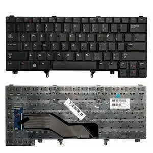 Laptop Replacement Keyboard for Without Backlit Dell Latitude E5420 E5430 E6220 E6320 E6330 E6420 E6430 E6440 Series (Without Pointer Stick) New US Layout Black Laptop Replacement Keyboard for Without Backlit Dell Latitude E5420 E5430 E6220 E6320 E6330 E6420 E6430 E6440 Series (Without Pointer Stick) New US Layout Black