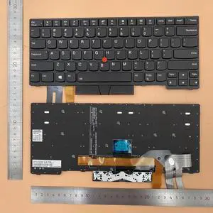 Laptop Replacement US Layout with Pointing with Backlight Keyboard for Lenovo Thinkpad T480s, T490, E490, L480, L490, L380, L390, L380 Yoga, L390 Yoga, E490, E480 01YP360 01YP280 01YP440 Laptop Replacement US Layout with Pointing with Backlight Keyboard for Lenovo Thinkpad T480s, T490, E490, L480, L490, L380, L390, L380 Yoga, L390 Yoga, E490, E480 01YP360 01YP280 01YP440