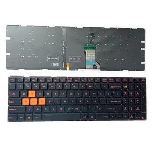 Laptop Replacement US Layout Keyboard for ASUS ROG Strix GL502 502V GL502VM GL502VT GL502VY GL502VS GL502FX Without Frame,No TrackPoint,Backlit Black Laptop Replacement US Layout Keyboard for ASUS ROG Strix GL502 502V GL502VM GL502VT GL502VY GL502VS GL502FX Without Frame,No TrackPoint,Backlit Black