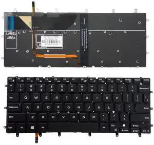 Laptop Replacement US Layout Keyboard for Dell XPS 13 9343 9350 9360 Dell Inspiron 15 7547 7548 07DTJ4O Without Frame,No TrackPoint,Backlit Black Laptop Replacement US Layout Keyboard for Dell XPS 13 9343 9350 9360 Dell Inspiron 15 7547 7548 07DTJ4O Without Frame,No TrackPoint,Backlit Black
