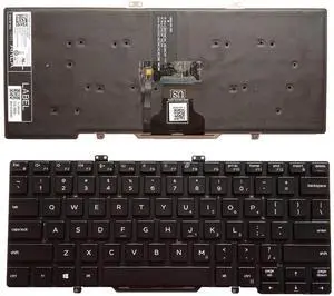 Laptop Replacement US Layout Keyboard for Latitude E7400 7400 0RDV0V RDV0V Without Frame,No TrackPoint,Backlit Black Laptop Replacement US Layout Keyboard for Latitude E7400 7400 0RDV0V RDV0V Without Frame,No TrackPoint,Backlit Black