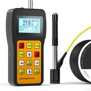 Non-Destructive Metal Hardness Tester, Digital Metal Hardness Test Kit, Leeb Metal Tester w/Type D Impact Device for Steel Aluminum Alloy Iron, 170-960HLD, 7 Hardness Units & Multi Scales Non-Destructive Metal Hardness Tester, Digital Metal Hardness Test Kit, Leeb Metal Tester w/Type D Impact Device for Steel Aluminum Alloy Iron, 170-960HLD, 7 Hardness Units & Multi Scales