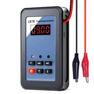 LB78 Current Signal Generator, 4-20mA /0-10V/mV Signal Source Calibrator Tester, Multifunctional Current Voltage Analog Simulator with LCD Display & Built-in Self-Protection Fuse LB78 Current Signal Generator, 4-20mA /0-10V/mV Signal Source Calibrator Tester, Multifunctional Current Voltage Analog Simulator with LCD Display & Built-in Self-Protection Fuse