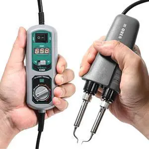 YIHUA 938D Mini Tweezers, 110V Hot Tweezers Soldering SMT for Soldering Desoldering, Portable Soldering Iron Station Kit, LED Display, Auto-off Function, / YIHUA 938D Mini Tweezers, 110V Hot Tweezers Soldering SMT for Soldering Desoldering, Portable Soldering Iron Station Kit, LED Display, Auto-off Function, /