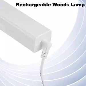 Portable Woods Lamp, Professional Woods Lamp Skin Analyzer, Rechargeable Pet Urine Detector, Built-in 3X Magnifying Mirror for Facial Skin Condition Test, w/Light Shield & Pouch Portable Woods Lamp, Professional Woods Lamp Skin Analyzer, Rechargeable Pet Urine Detector, Built-in 3X Magnifying Mirror for Facial Skin Condition Test, w/Light Shield & Pouch