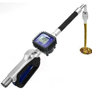 Air Operated Oil Control Valve, Digital Flow Meter Oil Metering Gun, 10 GPM 1500 PSI Heavy Duty Engine Motor Oil Dispenser Nozzle, 1/2 inch NPT Inlet Air Operated Oil Control Valve, Digital Flow Meter Oil Metering Gun, 10 GPM 1500 PSI Heavy Duty Engine Motor Oil Dispenser Nozzle, 1/2 inch NPT Inlet