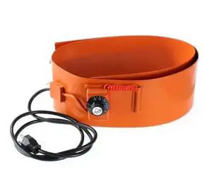 55 Gallon Drum Heater, 1200W Silicone Rubber Heating Pad with Temperature Controller for Metal Barrel Pail Guitar Side Bending Heated Blanket, Max. 120, 174x25cm / 68.5x9.8 by Zikepa 55 Gallon Drum Heater, 1200W Silicone Rubber Heating Pad with Temperature Controller for Metal Barrel Pail Guitar Side Bending Heated Blanket, Max. 120, 174x25cm / 68.5x9.8 by Zikepa