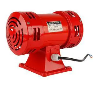 Base Mount Air Raid Siren, 120dB Electric Emergency Safety Alarm, Motor Driven Metal Air Horn, Continuous Loud Tornado Alarm 110V Base Mount Air Raid Siren, 120dB Electric Emergency Safety Alarm, Motor Driven Metal Air Horn, Continuous Loud Tornado Alarm 110V