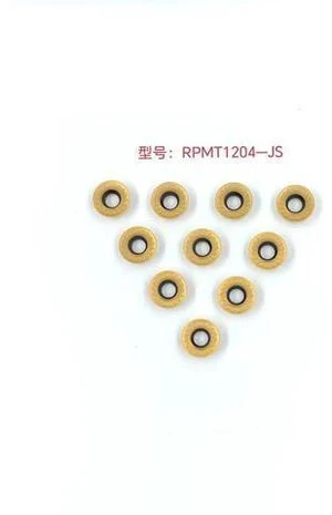 10PCS milling inserts carbide Tungsten insert for CNC milling cutters Machine (rpmt1204-JS 10PCS milling inserts carbide Tungsten insert for CNC milling cutters Machine (rpmt1204-JS