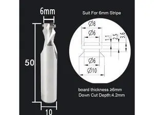 Neon LED Lights Slotting Milling Cutter 1PCS 6x10D Down4.2 A Tungsten Carbide Acrylic Advertising Words Light Strip Molding End Mill Neon LED Lights Slotting Milling Cutter 1PCS 6x10D Down4.2 A Tungsten Carbide Acrylic Advertising Words Light Strip Molding End Mill