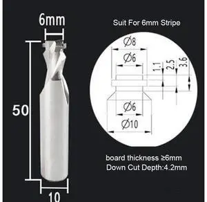 1PCS 6x10D Down4.2 A Neon LED Lights Slotting Milling Cutter Tungsten Carbide Acrylic Advertising Words Light Strip Molding End Mill 1PCS 6x10D Down4.2 A Neon LED Lights Slotting Milling Cutter Tungsten Carbide Acrylic Advertising Words Light Strip Molding End Mill