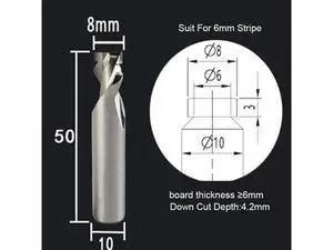 Neon LED Lights Slotting Milling Cutter 1PCS 6x10D Down4.2 B Tungsten Carbide Acrylic Advertising Words Light Strip Molding End Mill Neon LED Lights Slotting Milling Cutter 1PCS 6x10D Down4.2 B Tungsten Carbide Acrylic Advertising Words Light Strip Molding End Mill