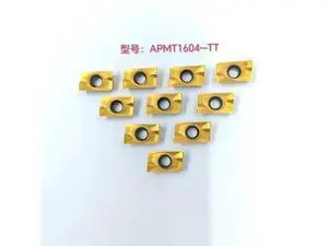 10PCS milling inserts carbide Tungsten insert for CNC milling cutters Machine (APMT1604-TT 10PCS milling inserts carbide Tungsten insert for CNC milling cutters Machine (APMT1604-TT