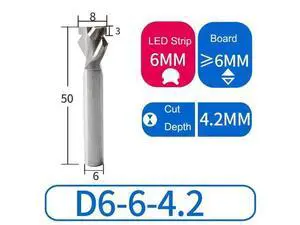 1PCS 6x6D Down4.2 Neon LED Lights Slotting Milling Cutter Tungsten Carbide Acrylic Advertising Words Light Strip Molding End Mill 1PCS 6x6D Down4.2 Neon LED Lights Slotting Milling Cutter Tungsten Carbide Acrylic Advertising Words Light Strip Molding End Mill