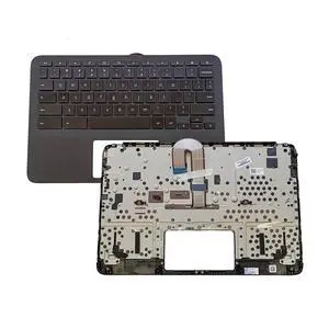 M44258-001 Replacement for HP Chromebook 11MK G9 EE Laptop Top Cover Upper Case Palmrest Keyboard Assembly Part Black M44258-001 Replacement for HP Chromebook 11MK G9 EE Laptop Top Cover Upper Case Palmrest Keyboard Assembly Part Black