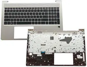 Replacement for HP ProBook 450 G8 455 G8 Laptop Upper Top Cover Case Palmrest Backlit Keyboard Assembly Part M21742-001 Silver Replacement for HP ProBook 450 G8 455 G8 Laptop Upper Top Cover Case Palmrest Backlit Keyboard Assembly Part M21742-001 Silver