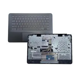 L90459-001 Replacement for HP Chromebook 14 G6 CB14G6 CelN4000 15.6" Laptop Upper case Palmrest Assembly with US Keyboard and Touchpad L90459-001 Replacement for HP Chromebook 14 G6 CB14G6 CelN4000 15.6" Laptop Upper case Palmrest Assembly with US Keyboard and Touchpad